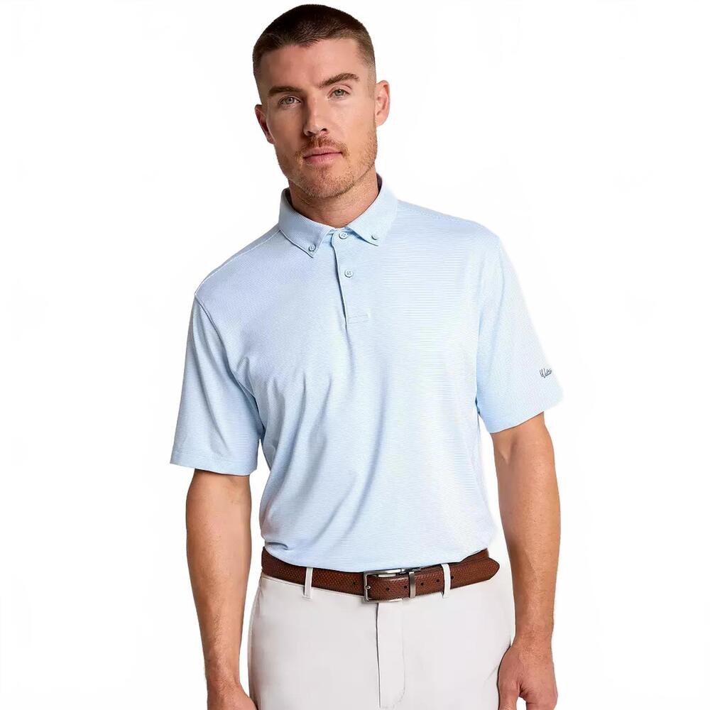 Walter Hagen Men's Performance 11 Majors Championship Stripe Golf Polo